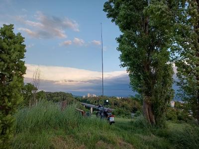 Mast und Motorad geht auch! (Heimdall)